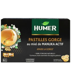 Humer Pastille Manuka - 16 pastilles