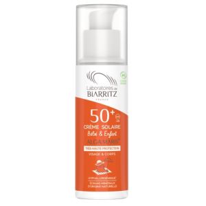 Laboratoires de Biarritz - Crème solaire bébé et enfant SPF50+ - 100ml