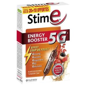 Nutreov - Stim e Energy Booster 5G - 20 ampoules + 10 offertes