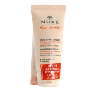 Nuxe - Rêve De Miel Crème Mains et Ongles - 50mlx2