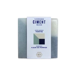 Savonnerie Ciment - Savon surgras Fenêtre fragrance Fleur de Pommier - 100g