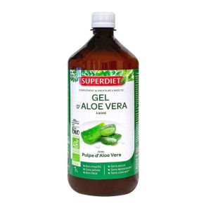 Superdiet - Gel d'aloe vera bio - 1 Litre