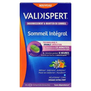 Valdispert - Sommeil Intégral - 30 comprimés bicouches