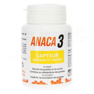 Anaca 3 - Capteur graisses et sucres - 60 gélules