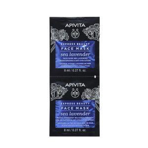 Apivita - Masque Visage - Lavande Mer - anti-pollution - 2x8ml