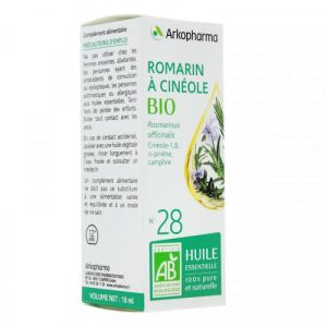 Arkopharma - Huile essentielle Romarin à cinéole N°28 -10 ml