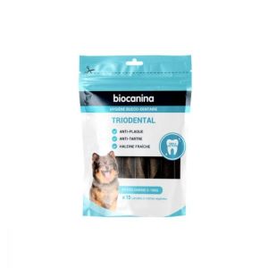 Biocanina Triodental - Petits Chiens de 5 à 10 kg  - 15 Lamelles à Mâcher