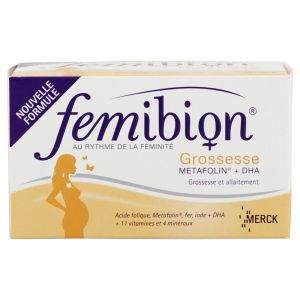 Femibion Grossesse Metafolin + DHA - 30 comprimés + 30 capsules