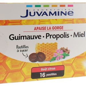 Juvamine - Guimauve, Propolis, Miel - 16 pastilles