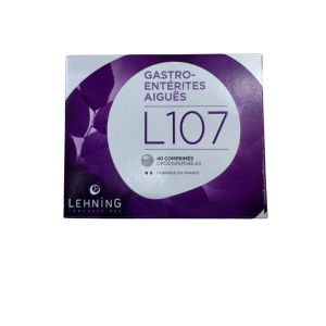 Lehning - L107 Gastro-entérites aigues - 40comprimés