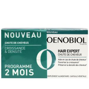Oenobiol - Hair expert chute de cheveux - programme 2 mois - 60 capsules