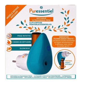 Puressentiel - Diffuseur ultrasonique prise clip&diffuse