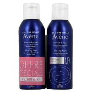 Avène - Mousse à raser - offre spéciale 2x200mL