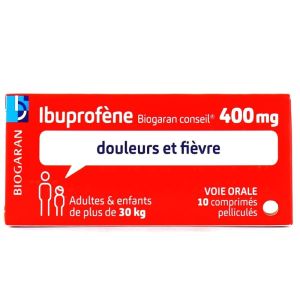 Biogaran conseil - Ibuprofène 400mg - 10 comprimés
