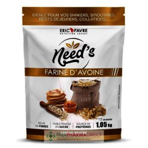 Eric Favre - Need's Farine d'avoine saveur neutre - 1.05Kg