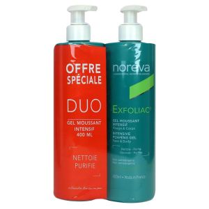 Exfoliac - Gel moussant intensif - 2x400ml