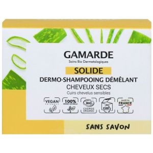 Gamarde - Dermo-shampooing démêlant solide cheveux secs - 98ml