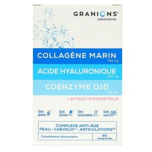 Granions - collagène marin/acide hyaluronique/coenzyme Q10 - 60 comprimés