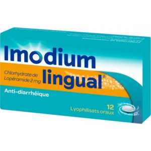 Imodium Lingual  menthe - 12 lyophilisats oraux