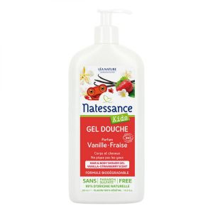 Natessance Kids - Gel douche vanille fraise - 500 ml
