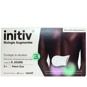 Sanofi - Initiv Biologie Augmentée Patch Dos - 3 patchs