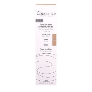 Avène - Couvrance - Fond de teint correcteur fluide SPF 20- 30mL - 3.0 Sable