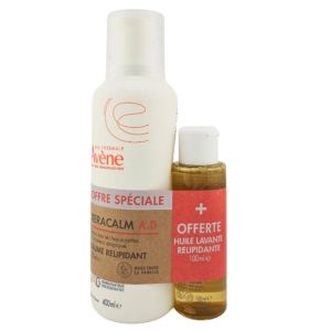 Avène - Xéracalm A.D Baume relipidant 400ml + Huile lavante 100ml