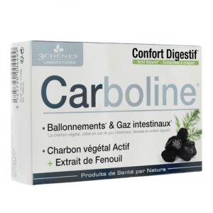 Carboline - Confort digestif - 30 comprimés