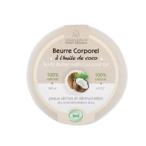 Haut Ségala - Beurre corporel Coco Bio - 120 Ml