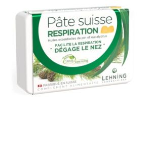 Lehning - Pâte Suisse Respiration - 40 gommes