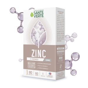 Santé Verte - Zinc - 60 gélules