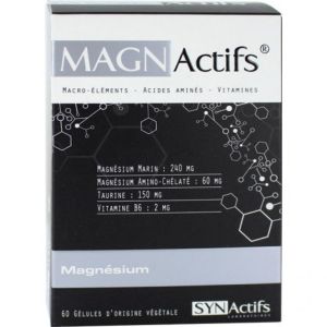 SYNActifs - MAGNActifs - 60 gélules d'origine végétale