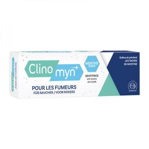 Clinomyn - Dentifrice pour les fumeurs menthe forte - 75 ml