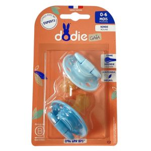 Dodie - Sucettes en caoutchouc naturel - lot de 2 Sucettes