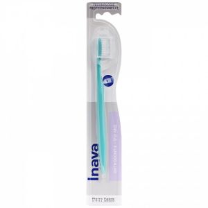 Inava - Brosse à dents orthodontie 7/12 ans - Brosse souple