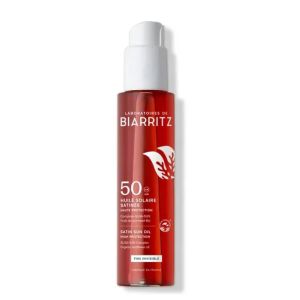 Laboratoire de Biarritz - Huile solaire satinée SPF50+ - 125mL