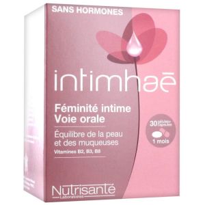 NUTRISANTE - Intimhaé équilibre de la peau et des muqueuses - 30 gélules + capsules