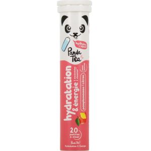 Panda tea - Hydratation & énergie goût pamplemouse/citron - 20 pastilles