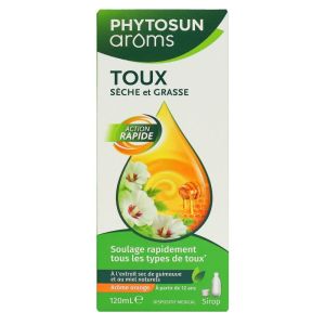 Phytosun Arôms - Sirop toux sèche et grasse - 120 mL