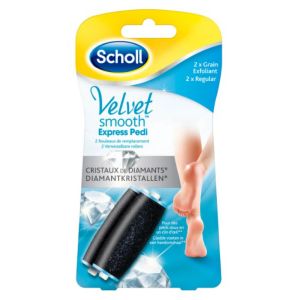 Scholl - Velvet smooth grain exfoliant - 2 rouleaux