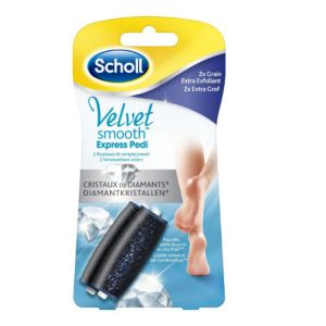 Scholl - Velvet smooth grain extra exfoliant - 2 rouleaux