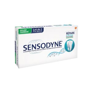 Sensodyne - Répare et protège menthe fraîche - 2 x 75 ml