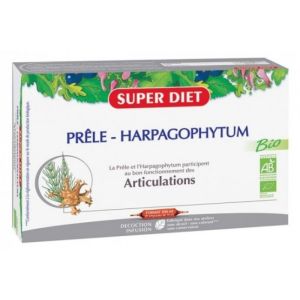 Superdiet - Prêle / Harpagophytum - 20 ampoules 15 ml