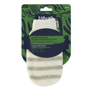 Ushuaia - Gant de Massage en Fibres de Bambou et Lin