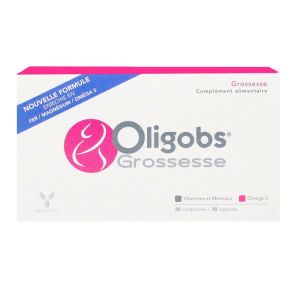 CCD - Oligobs Grossesse nouvelle formule - 30 comprimés + 30 capsules