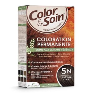 Color & Soin - Coloration Permanente - 5N Châtain Clair