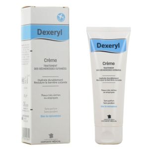 Dexeryl - Crème sécheresses cutanées - Format voyage 50g
