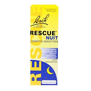 Fleur de bach - Rescue nuit gouttes - 10ml