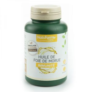 Nat & Form - Huile de Foie de Morue - 200 Capsules