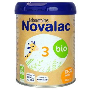 Novalac - Novalac lait en poudre Bio 10-36mois - 800G